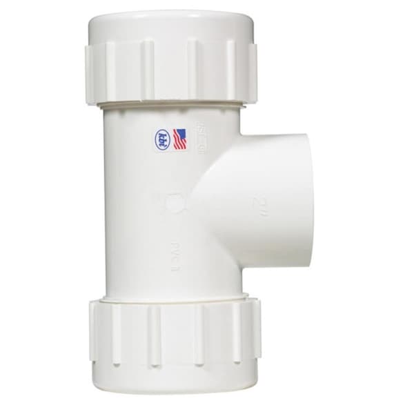 Kbi KBI CPT2000T Threaded PVC Compression Tee Gray 2 in. 46762 Zoro